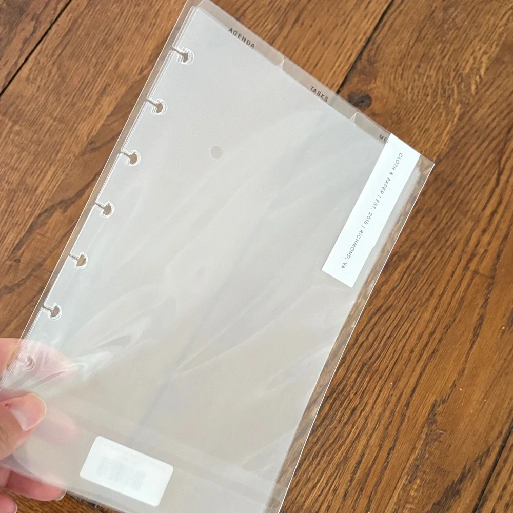 Cloth and Paper Tabs